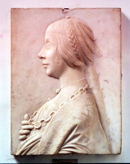 Funerary bust, relief from Matteo  Civitali