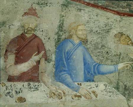 The Feast of Herod, detail from the chapel of St. Jean from Matteo Giovanetti