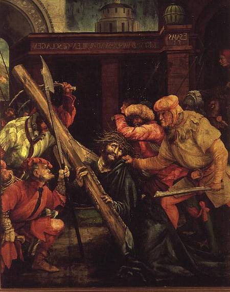 Christ carrying the Cross from Matthias Grunewald