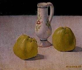 Quiet life with can and apples from Maurice Denis