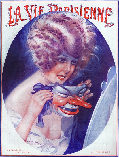 Cover of La Vie Parisienne, 18th March from Maurice Milliere