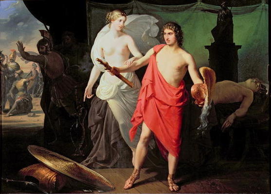 Achilles and Thetis (oil on canvas) from Mauro Conconi