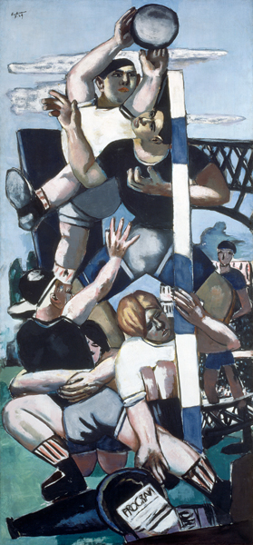 Die Rugbyspieler. 1929. from Max Beckmann