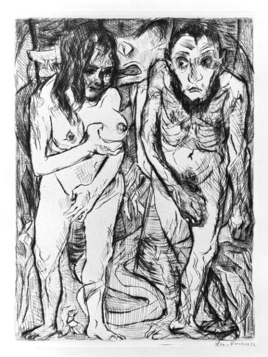 Adam and Eve from Max Beckmann