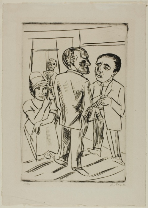 At the Hotel (The Dollar) from Max Beckmann