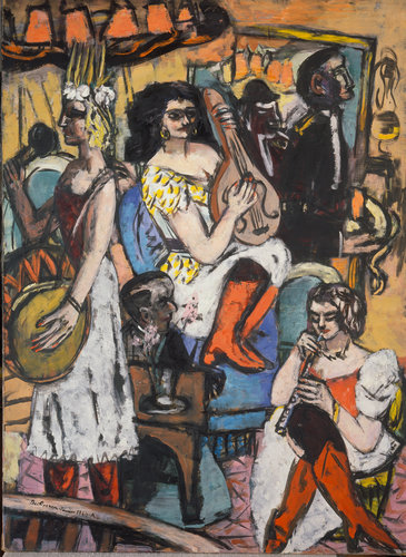 Band with only female members. 1940 from Max Beckmann