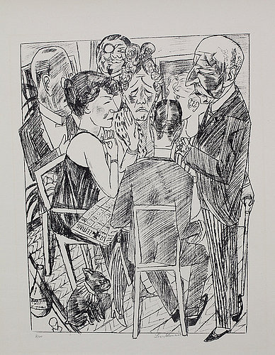 Die Enttäuschten. 1922 from Max Beckmann