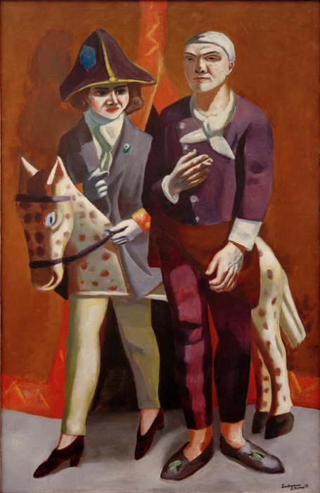 Doppelbildnis Carnival from Max Beckmann