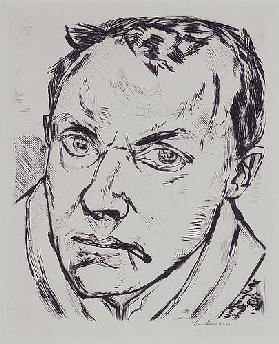 Großes Selbstbildnis (Self portrait). 1919