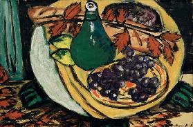 Autumn Still Life with grapes