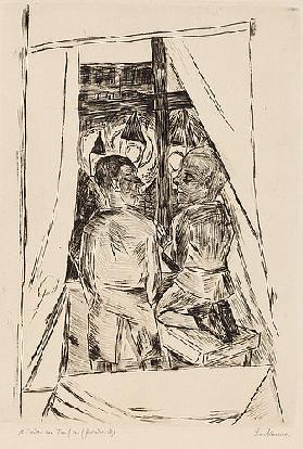 Children at the window (Kinder am Fenster). 1922 (H. 237 II A)