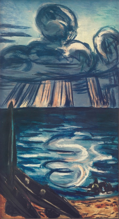 Sea with a large cloud from Max Beckmann