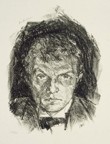 Selfportrait. 1911 from Max Beckmann