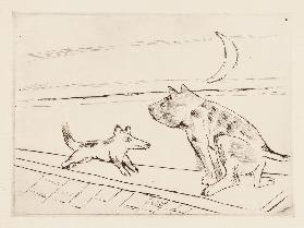 Dogs in the evening breeze, 1921 (H. 204)