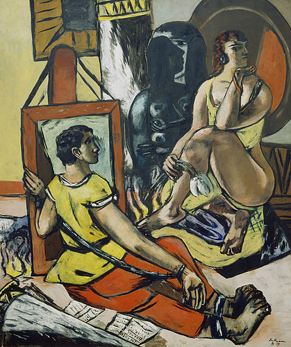 Triptych: The Temptation (of St. Anthony). Centre panel. 1936/37 from Max Beckmann