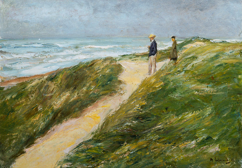On the beach of Katwijk. from Max Liebermann
