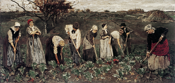 Workers on the beet field from Max Liebermann