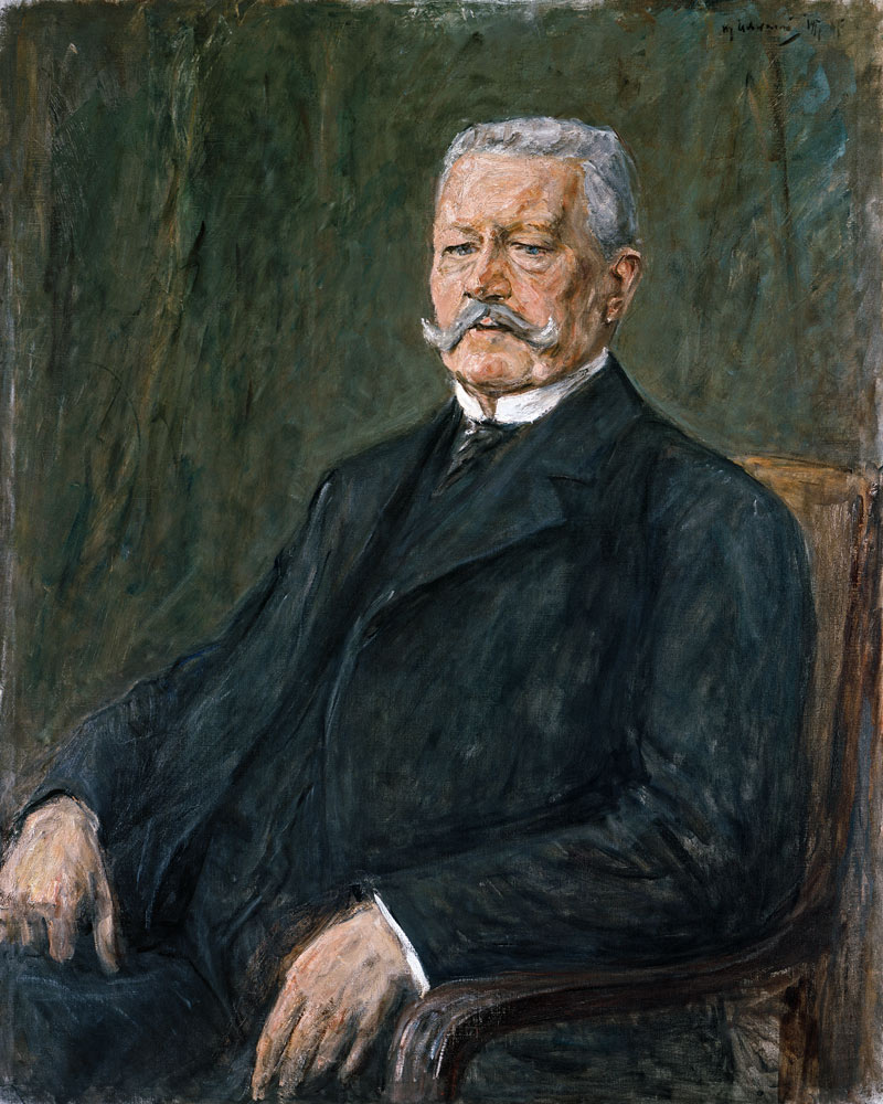 Portrait of Paul von Hindenburg from Max Liebermann