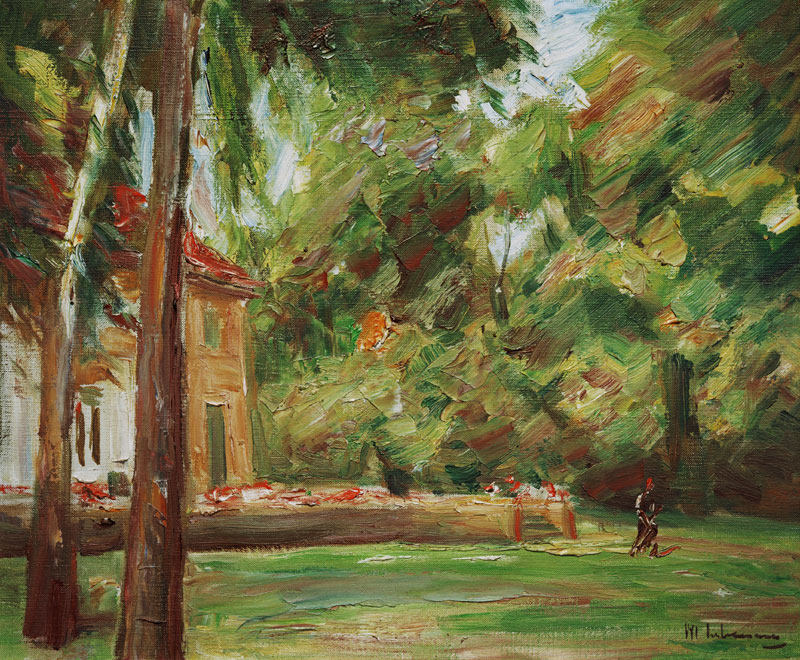 view out of the birchavenue from Max Liebermann