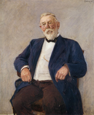 portrait of the master builder Friedrich Kuhnt from Max Liebermann