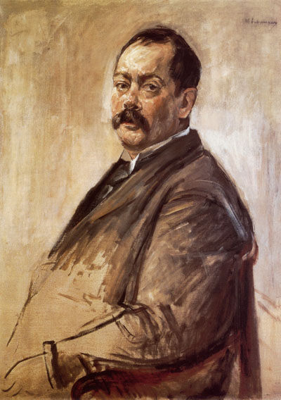 portrait of the painter Lovis Corinth from Max Liebermann