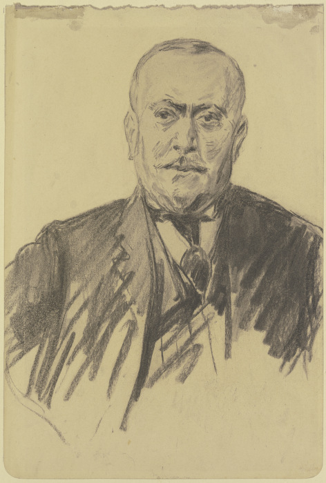 Portrait of a man from Max Liebermann