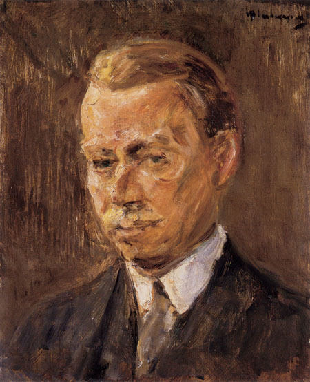 portrait of Erich Hancke from Max Liebermann