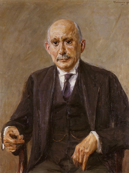 portrait of Felix Benjamin from Max Liebermann