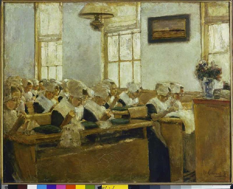 Dutch sewing school from Max Liebermann