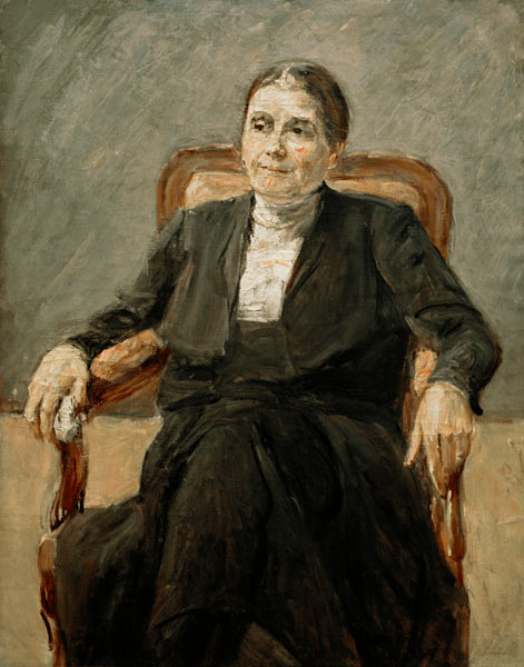 portrait of Martha Liebermann from Max Liebermann