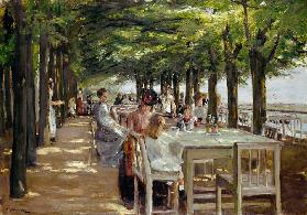 restaurant Jacob at Nienstedten near the Elbe - Max Liebermann