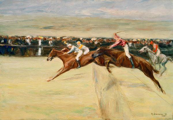 Horse Racing in the Cascines - 1st version