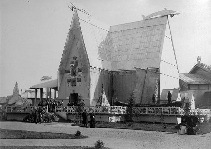 The All-Russian Exhibition in Nizhny Novgorod. Northern Pavilion from Maxim Petrovich Dmitriev