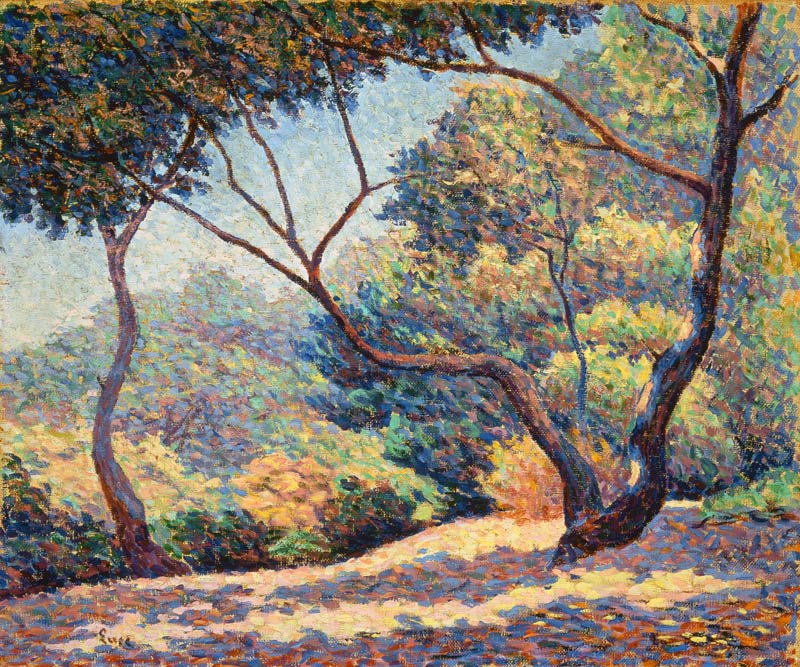 Countryside at Saint Tropez. from Maximilien Luce