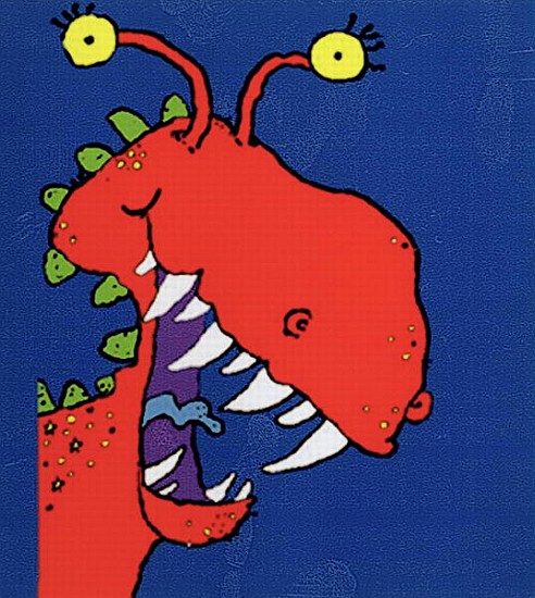 Red Monster, 1998 (ink on paper)  from Maylee  Christie