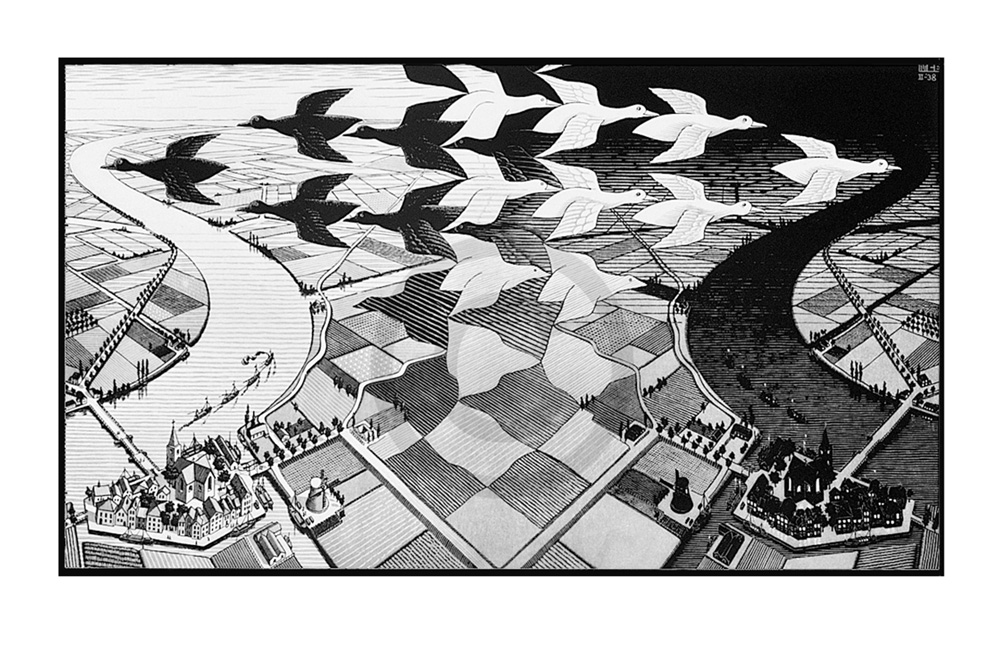 Tag und Nacht  - (ESE-07) from M.c. Escher
