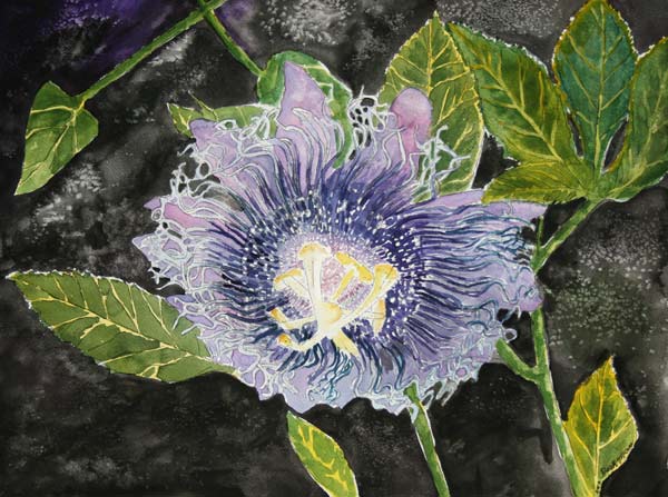 Painting of flowers from Derek McCrea