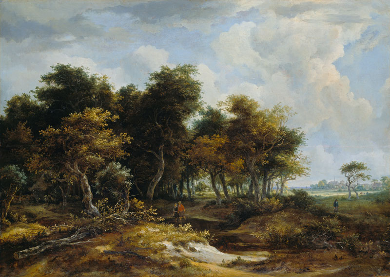 Entrance to a Forest from Meindert Hobbema