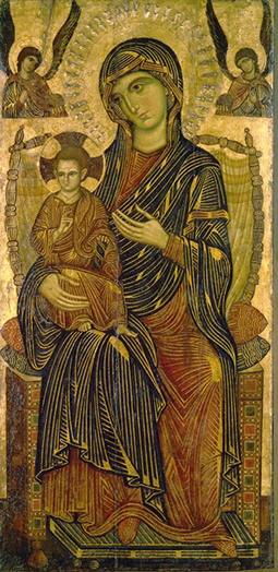 Maria mit dem Kind auf dem Thron from Meister aus Pisa