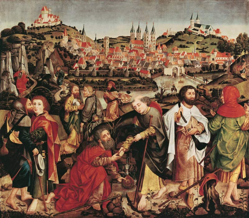 The apostle gave off with view of Bamberg of the east from Meister (Bamberger)