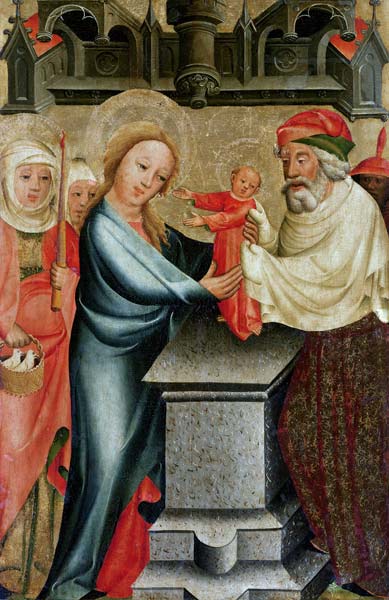 The Presentation of Christ in the Temple, detail from the Grabow Altarpiece from Master Bertram
