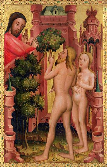 The Tree of Knowledge, detail from the Grabow Altarpiece