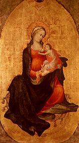 Maria with the child. from Meister des Bambino Vispo