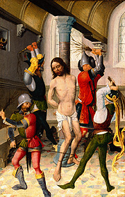 The Geißelung Christi. from Meister (Niederländischer)