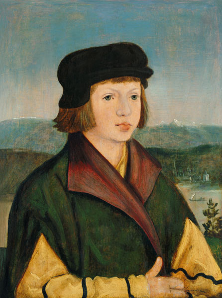 Portrait of a child from the family Thenn from Meister (Salzburger von 1516)