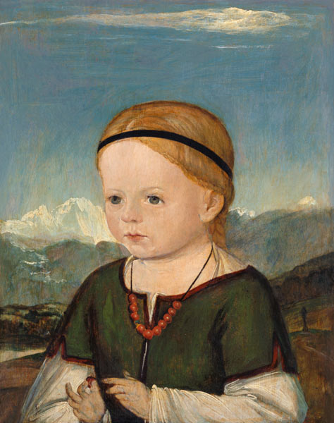 Portrait of a child from the family Thenn from Meister (Salzburger von 1516)