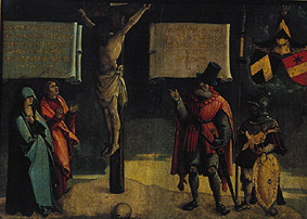 Crucifixion Christi with Johannes and Maria as well as a founder from Master of Messkirch