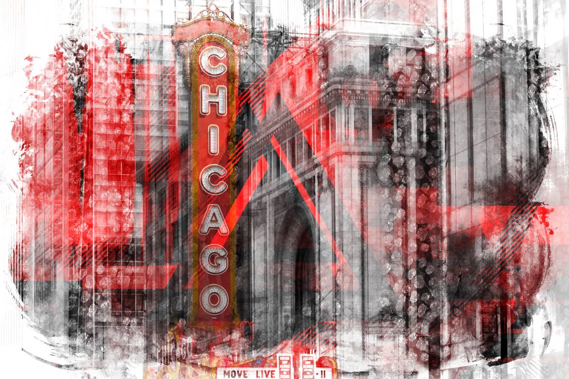 Chicago | Geometric Mix No. 4 from Melanie Viola