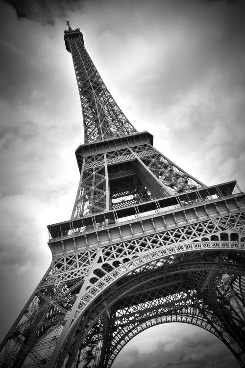Eiffel Tower Paris | Monochrome from Melanie Viola