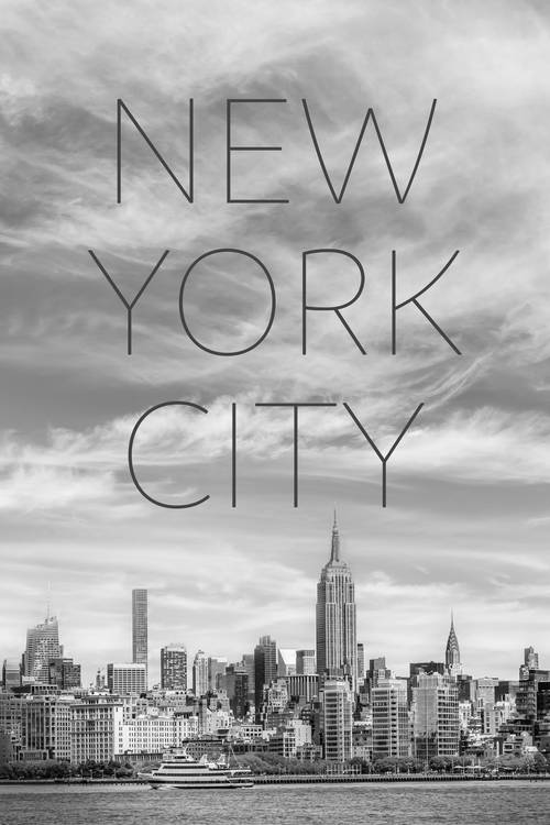 NYC Midtown Manhattan | Text & Skyline from Melanie Viola